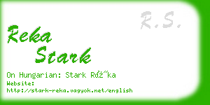 reka stark business card